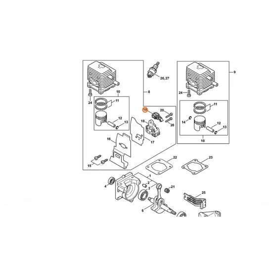STIHL  Element napinający 4137 182 7600